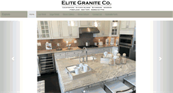 Desktop Screenshot of elitegranite.com